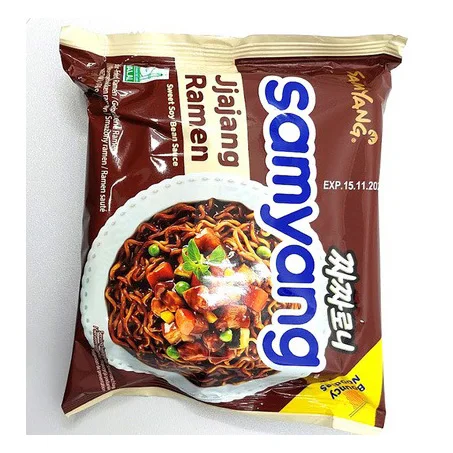 Samyang Jjajang Ramen _Black Bean Soup Noodles Samyang Buldak Hot Chicken Ramen Big Bowl 105G