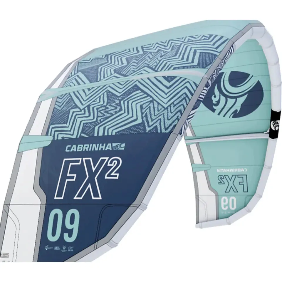 Special price Cabrinha FX2 12m blue ocean kite for kiteboarding & kitesurfing