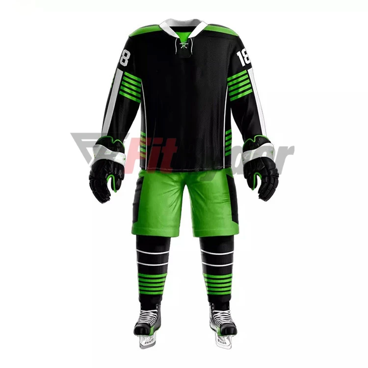 Professional Quality Fashion manufacturer New best style Ice Hockey Uniform quick dry breathable best design ice hockey uniform