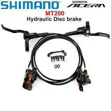 Mountain Bike Brake SHIMANO MT200 Disc Brake Hydraulic MTB Left & Right Brake Set Box Black Bicycle Aluminum 10pcs 800-1550 MY;1