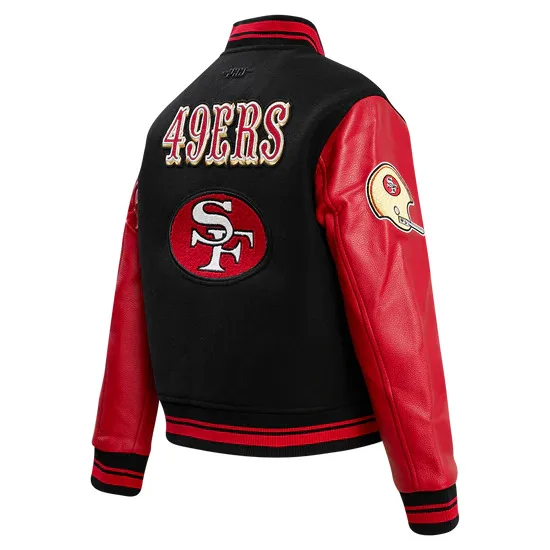 Классическая Женская куртка в стиле ретро NFL SAN FRANCISCO 49ERS