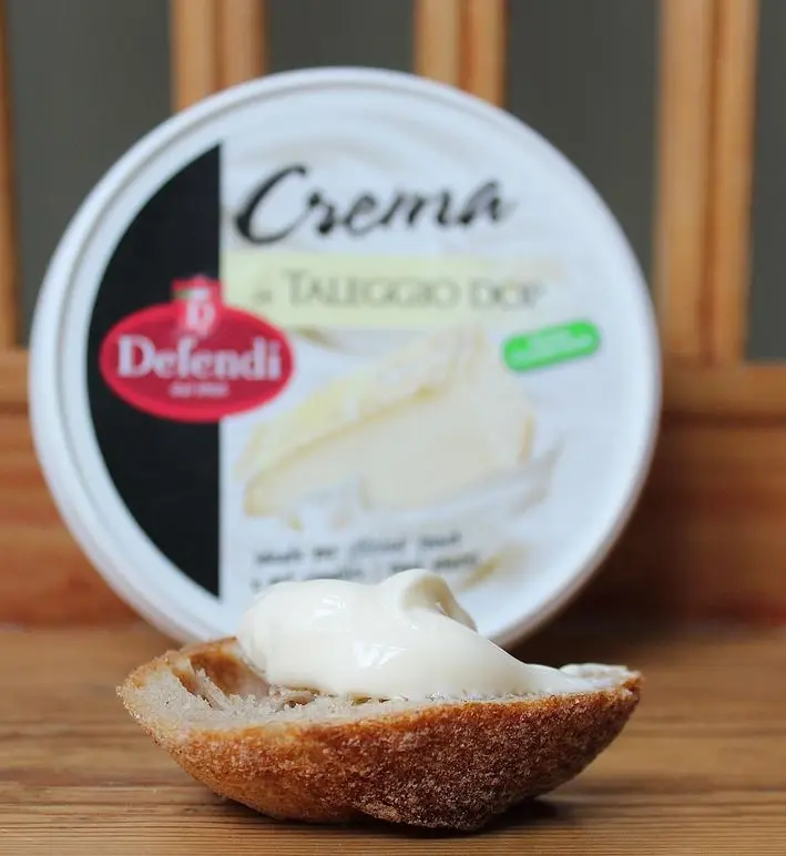 Italian high quality CREAM OF TALEGGIO cheese SPREADABLE 125 g for retail industry pasta and pizza meal