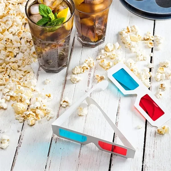 Anaglyph 3D Paper Glasses Lightweight and Affordable Eyewear for Viewing 3D Movies and Images Lightweight Design