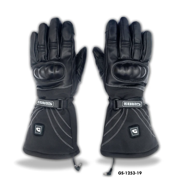 Перчатки мужские кожаные с подогревом