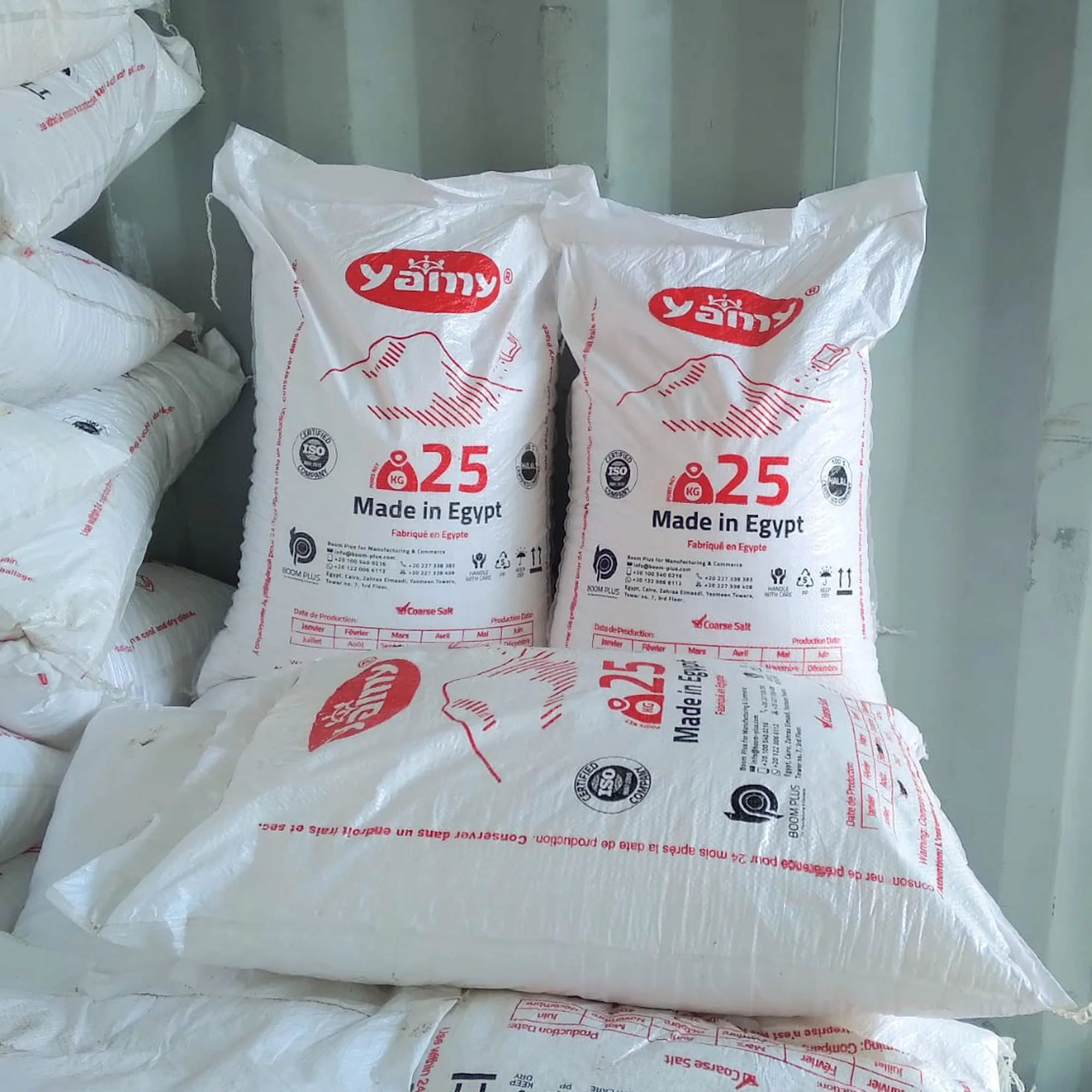 Premium Quality Yamy Red Salt 25kg White Refined Salt from Siwa Lakes low price from factory
