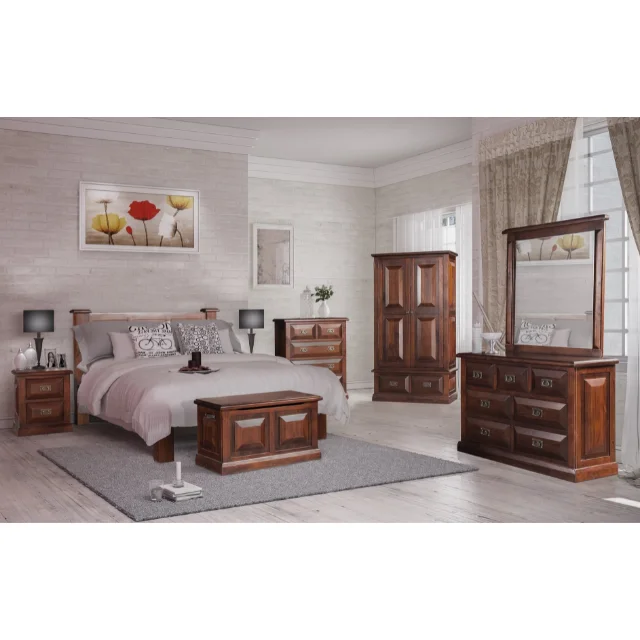 Land Rover Furniture Latest Design Bed Queen Wood Home Furniture Frame Luxury Bedroom Upholstered Bed Vietnam Manufacturer