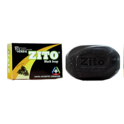 ZITO black natural organic soap high quality indonesia product with bethel leaves and ginger extract also have sulfur
