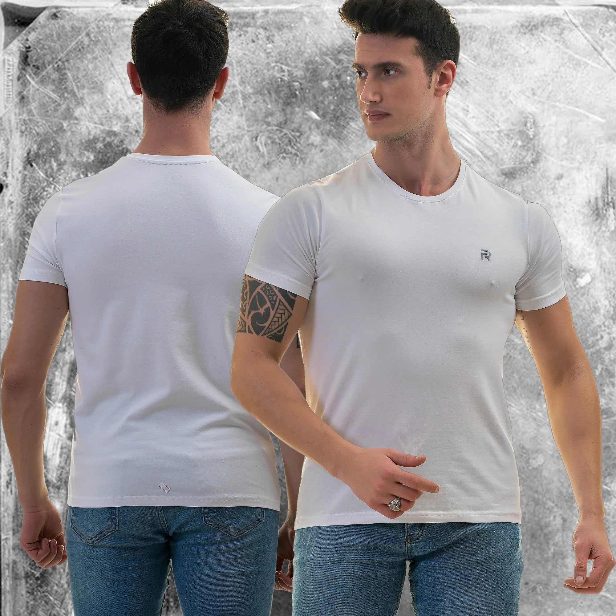 Customized Wholesale Good Quality In Bulk Plain 95  Cotton 5% lyra Buy  Contrast TrimT Shirts Made in Turkey