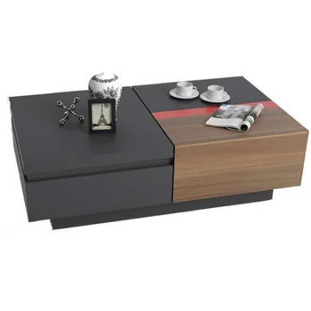 Centre Coffee Table Mdf Wood Body Multifunctional Lift Drawery  120x80x36 Cm 0,37 M3/48 Kg