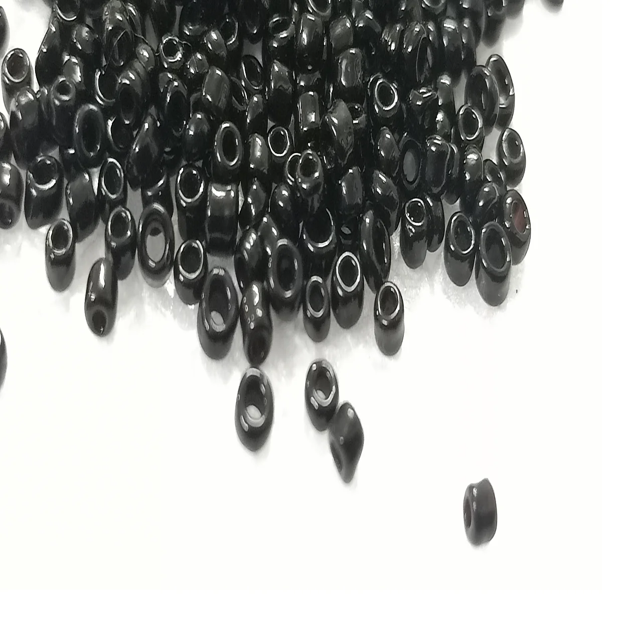Custom Made Black Seed Beads in Size 5/0 Ideal for Bracelet and Necklace Designers Suitable Resale by Bead Stores