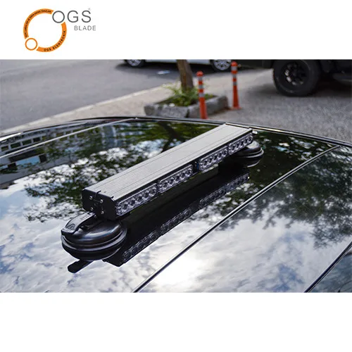 Emergency Vehicle Ambulance Flashing Lightbar  Warning Light  Rechargeable 3 W Leds Strobe Light Bar Grill Light