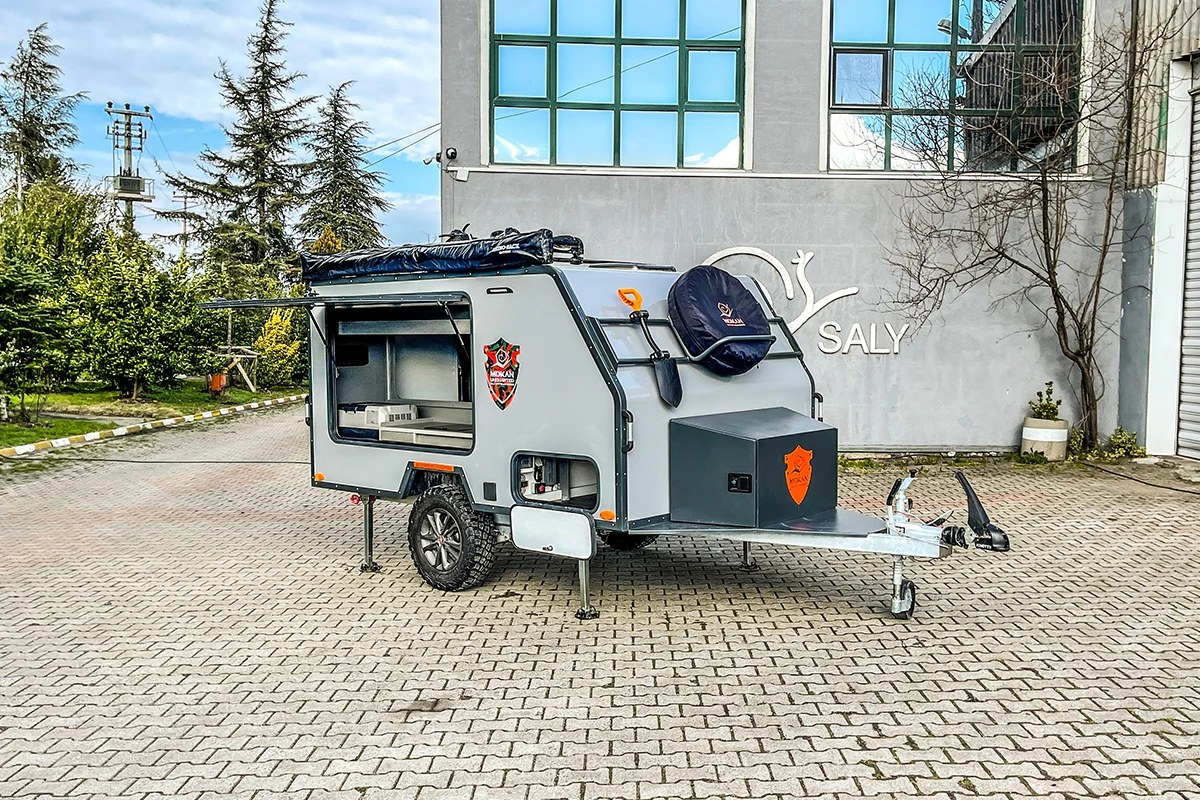 2025 Saly Mokan Неизведанный мини-внедорожник туристический караван Лидер продаж независимая подвесная ось 2-х человек внедорожный прицеп