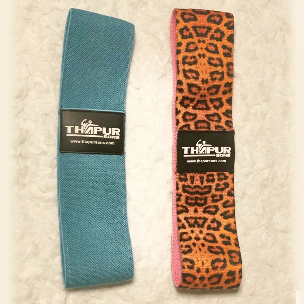 Custom LOGO Fitness Rubber Elastic Bands Gym Workout Equipment Training Exercise loop bands