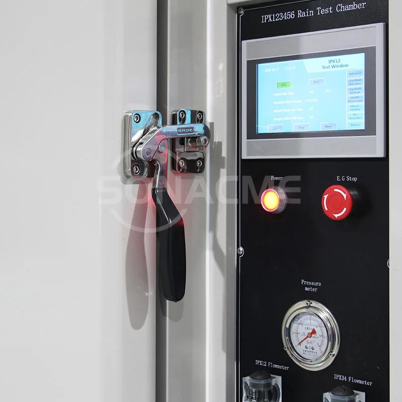 SONACME Good design Rain spray test chamber waterproof test rain chamber IPX1 IPX2 IPX3 IPX4 IPX5 IPX6