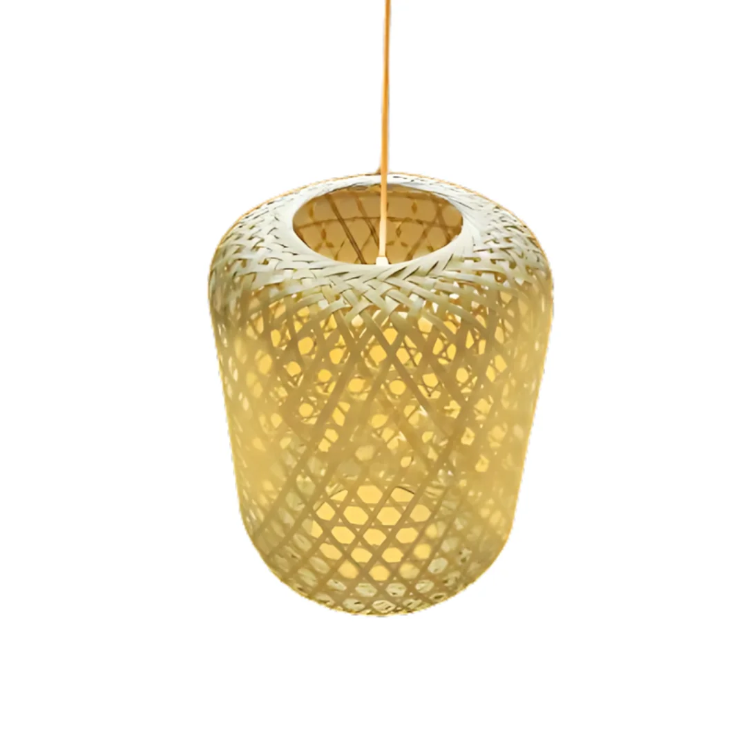 Handicraft Bamboo Rattan Hanging Lamp crafted from Natural Bamboo from Vietnam Manufacturer