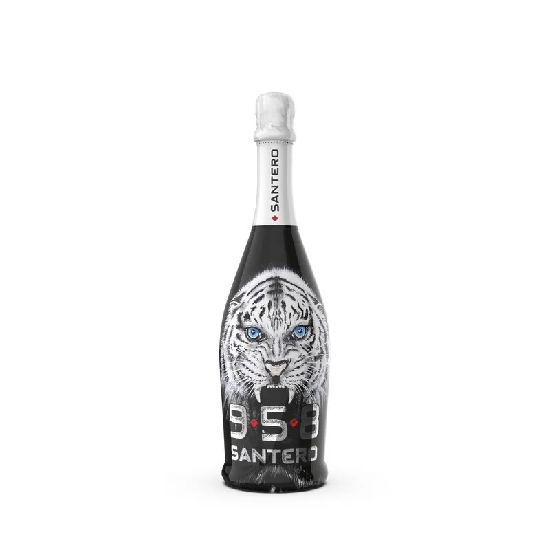 958 SANTERO DIEGO BORMIDA, extra dry, sparkling wine, 750 ml, 25.36 oz, alcohol content 11,5%, international artist design