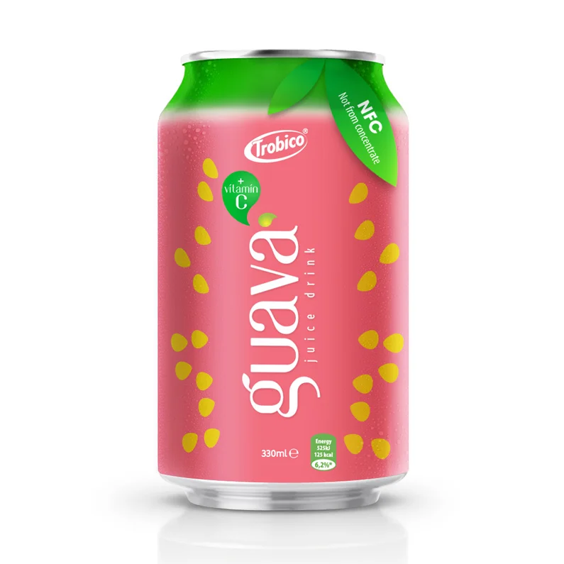 Vietnam Beverage Watermelon Juice 330ml Can Free Design Label High Quality Soft Drink  Fresh Fruit Delicious Flavor