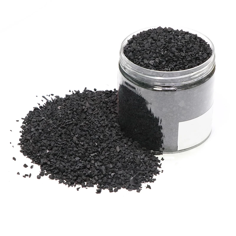 1-3MM Black recycled SBR rubber granules for infill artificial grass