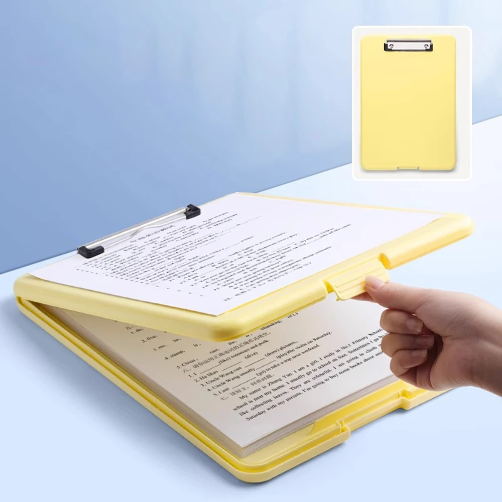 Wholesale Plastic Storage Clipboard With Pen Holder Clip Boards Cute Clipboard For Office & School Supplies