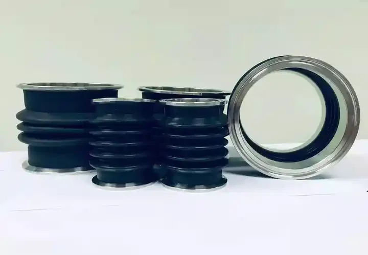 Customized Rubber Bellows Dust Cover with Flange