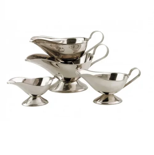 Stylish Design Personalized Metal Microwave Gravy Boat Wholesale Heated Gravy Boat Porcelain Milk Pitcher Coffee 2 in 1