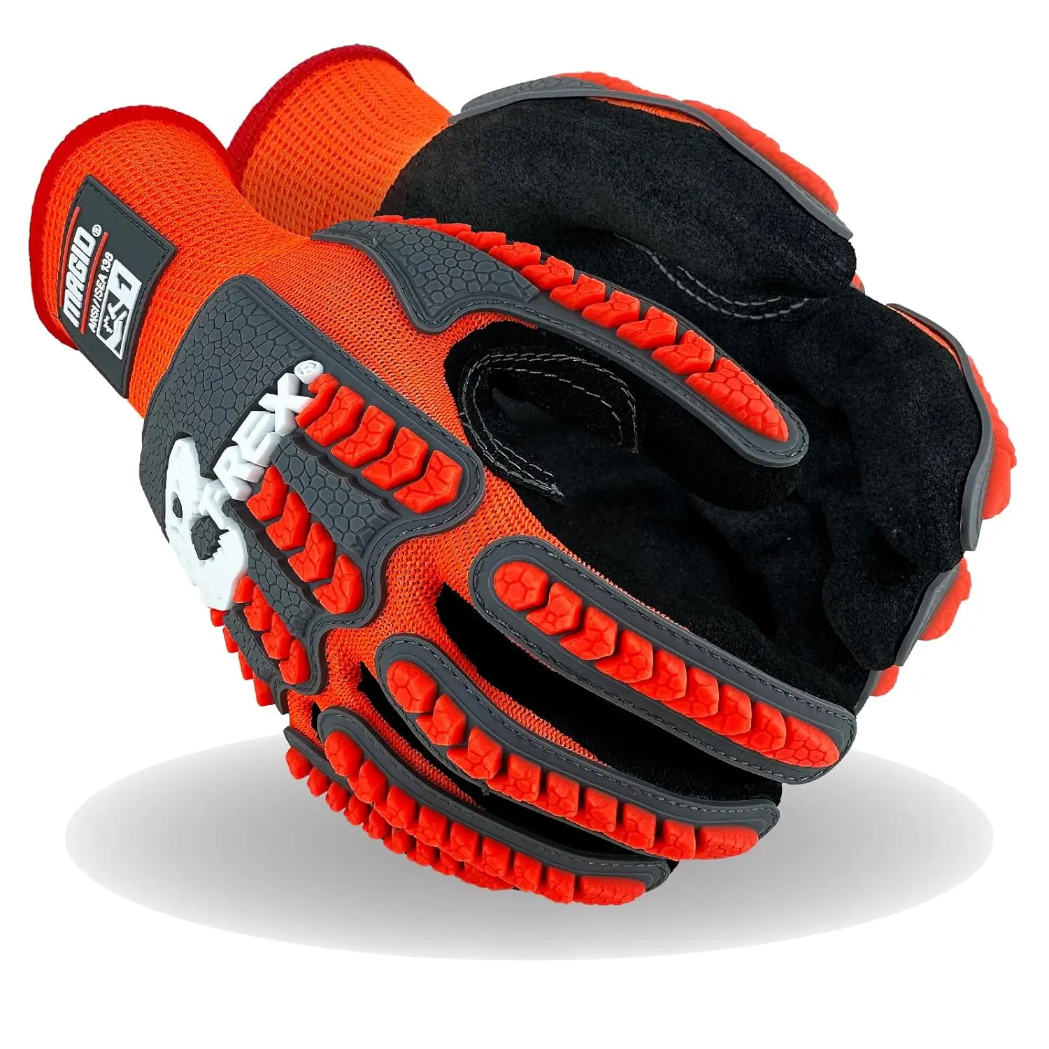 Level 5 Impact Resistant Mechanical Gloves TPR Palm Nitrile High-Quality