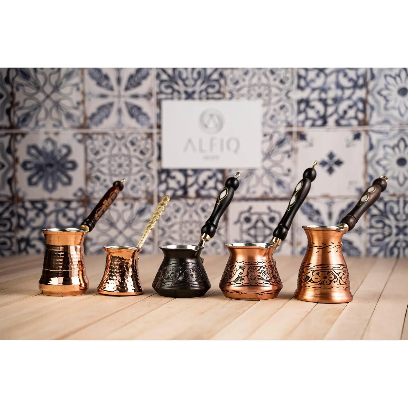 Handmade Copper Single Person Long Handle Coffee Maker 300 ml | Handcrafted Turkish Manual Coffee Maker Pot