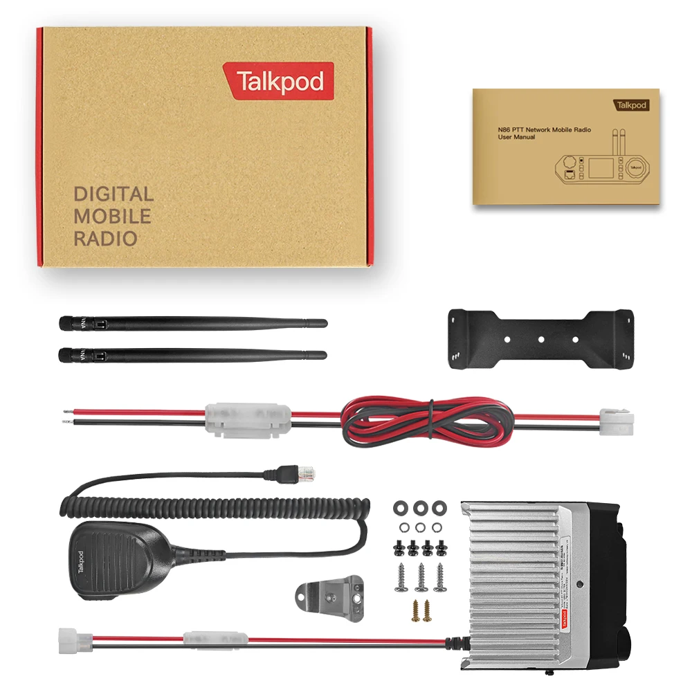 Talkpod N86 LTE/4G high-end design 1.77 inch resolution color LCD display mobile push to talk radio with individual call