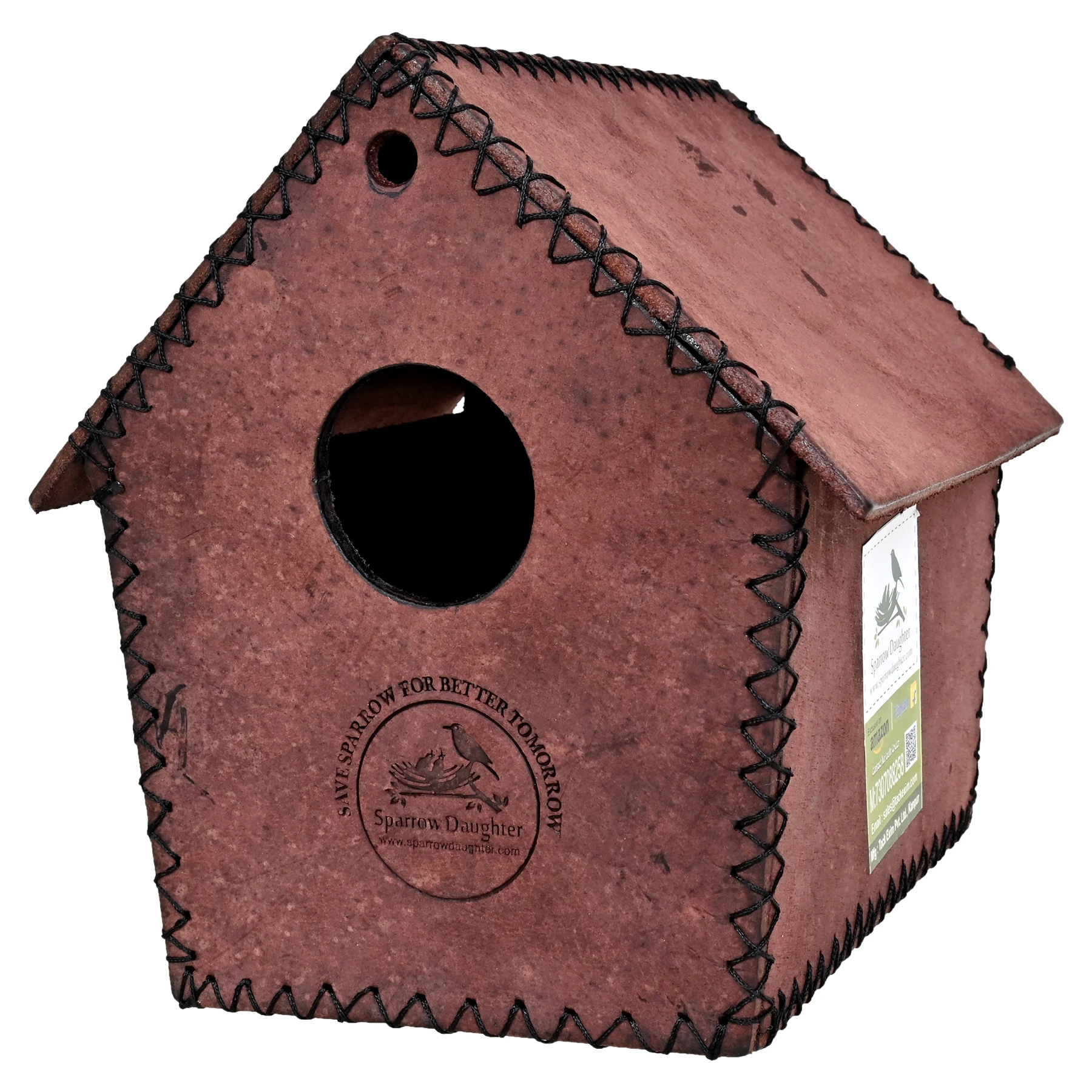 OEM & ODM LEATHER BIRD HOUSE HUT SHAPE BIRD CAGE CUSTOMIZED MULTIPLE COLORS AND SHAPE FULLY SAFE BIRD PERCH
