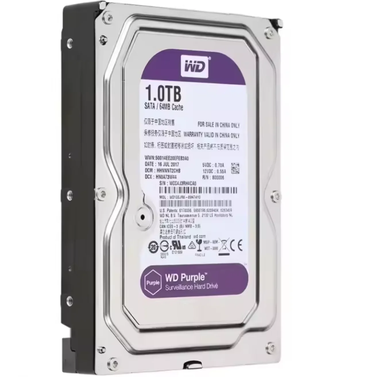 Gold 8TB Hard Disk Drive 7200 RPM Class SATA 6Gb/s 256MB Cache 3.5 Inch HDD WD8004FRYZ