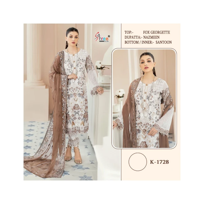 2023 New Collection GEORGETTE WITH HEAVY EMBROIDERED Exclusive Indian Pakistani Wedding Bridal Salwar Suit For Women For Sale
