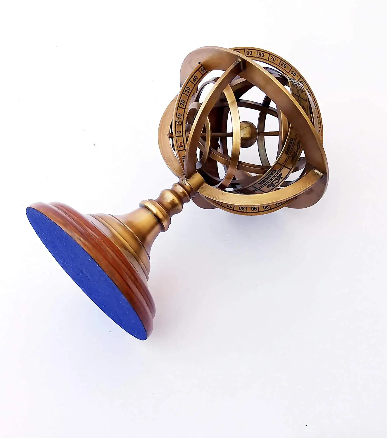 Brass Armillary Antique Style Sphere Astrolabe Nautical Marine Tabletop Globe   Armillary Sphere Globe Spherical Astrolabe