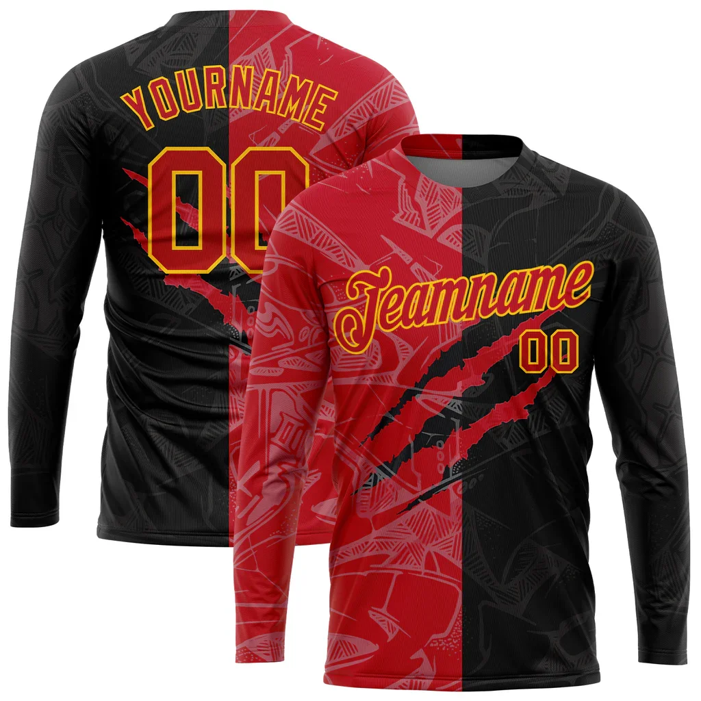 Buy Quick Dry Anti Wrinkle 100% Polyester rounded neck, sporting Unisex T Shirts Fitness Workout Gym Wear Long Sleeve T Shirt