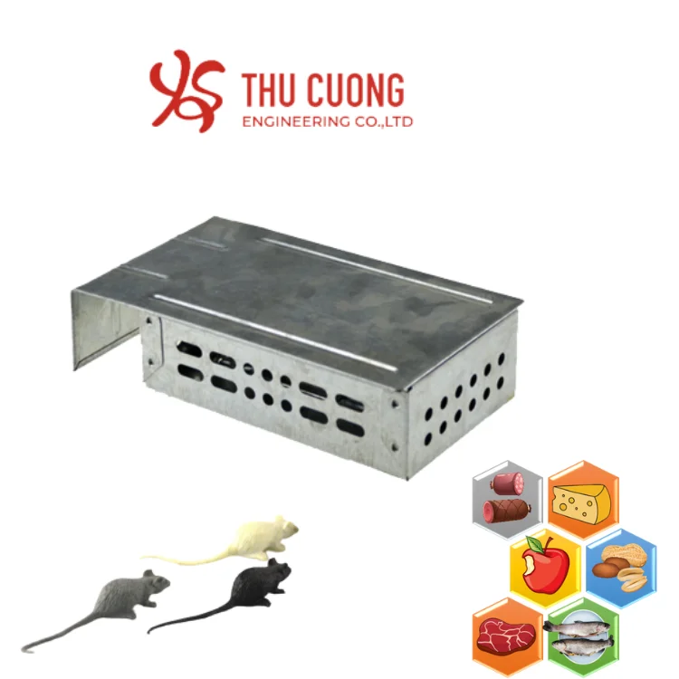 Best sellers products 2021 on Alibaba High quality galvanized steel Humane Mouse Trap Box Highly effective with very simple bait