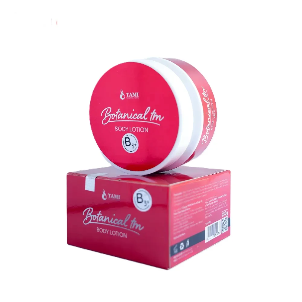 OEM ODM All Skin Type Nourishing Lightening Skin Botanical TM B3 Skin Whitening Cream Body Lotion Suitable for Make-up