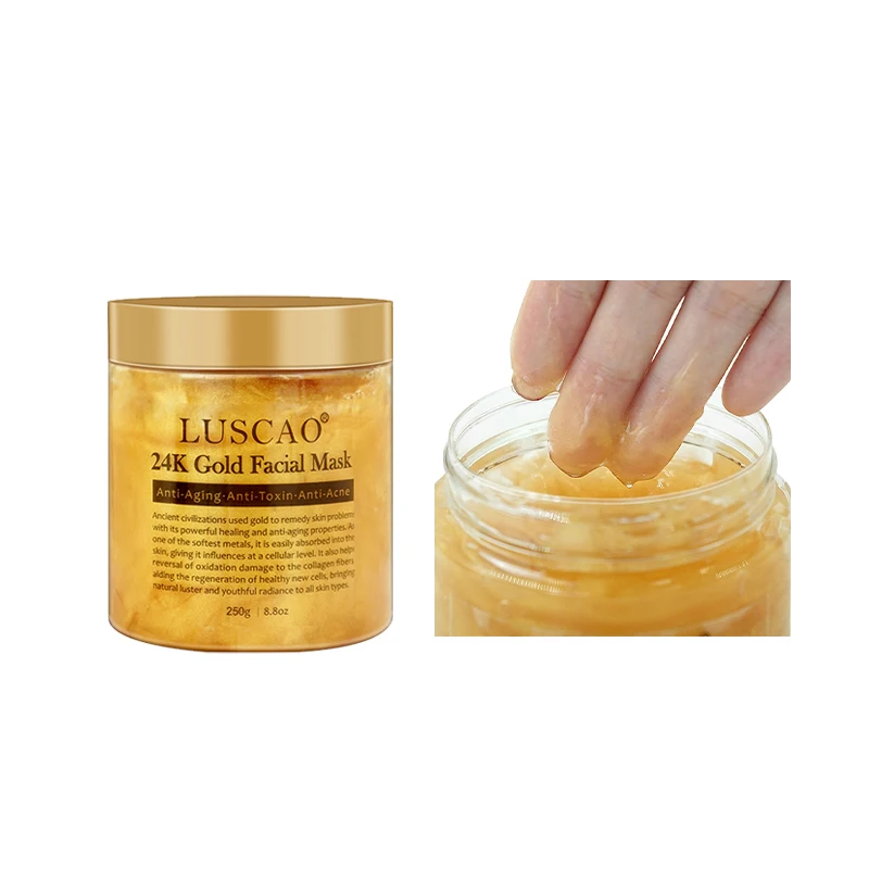 Private Label Anti-aging Collagen Facial Mask Anti Wrinkle And Moisturizing Face Mask Oem 24k Gold Face Mask