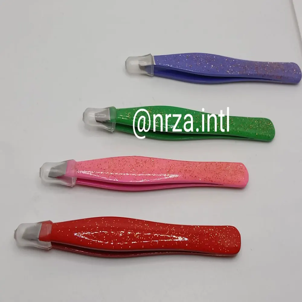 eyebrow tweezers hair beauty slanted stainless steel tweezer New Arrival Wholesale Hot Selling