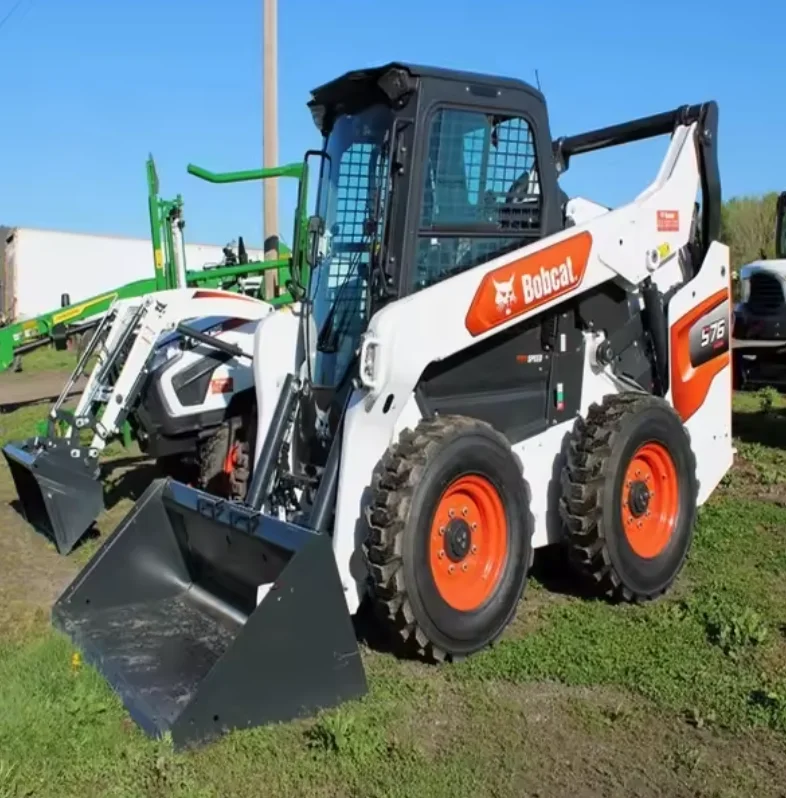 Bobcat s300 Used Mini Skid Steer Loader Bobcat T450 1 ton wheel small skid steer loader with bucket