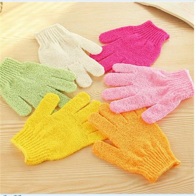 Wholesale Morocco bath gloves scrubbing viscose towel clothexfoliating gloves scrub mitt magic peeling glove exfoliating