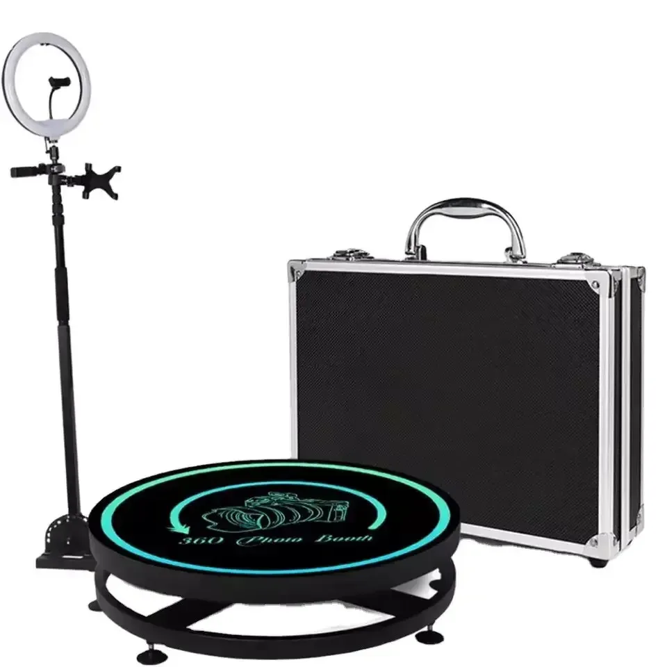 Лучшая фотокамера 360, портативная вращающаяся камера с Медленным движением, платформа для селфи с вращающейся подставкой, 39,4 дюйма + чехол для полета