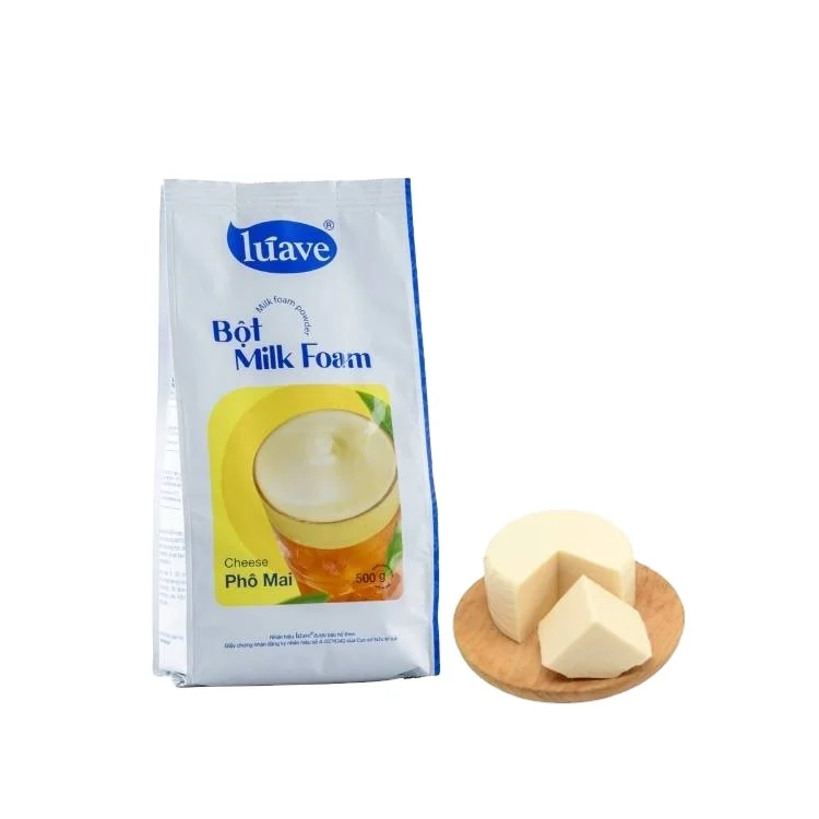 Milk Foam Powder - Cheese Creamy, Delicious Flavor That Enhances Drinks Without Mixing Into Tea or Coffee, Preserves Main Flavor