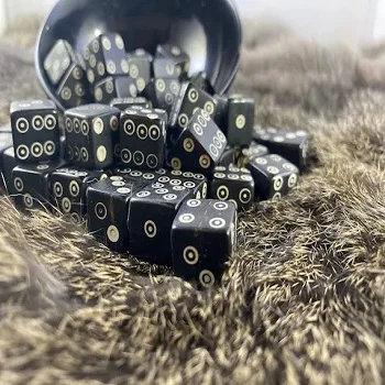 high quality handmade buffalo horn cubic dice buffalo horn gaming dice