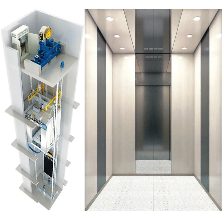 Made in Guangdong China Lift 1000kg Passenger&Cargo Elevator At Affordable Price