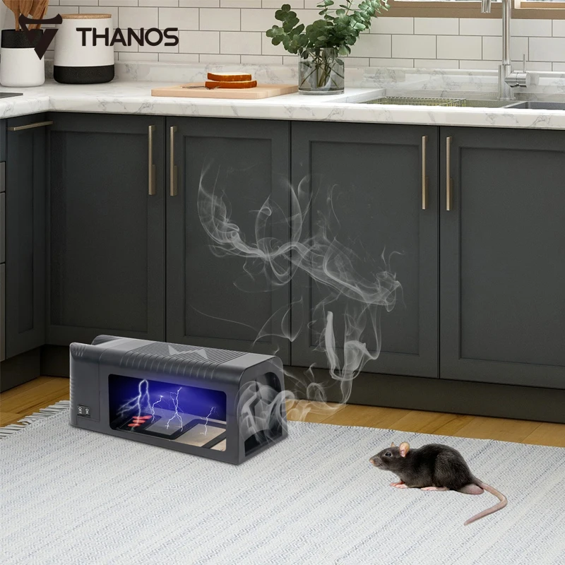 THANOS Electric Mouse Trap MK08 Hunting Mouse Rat Killer Electronic Mice Catcher Indoor Animal Control Rodent Electric Trap