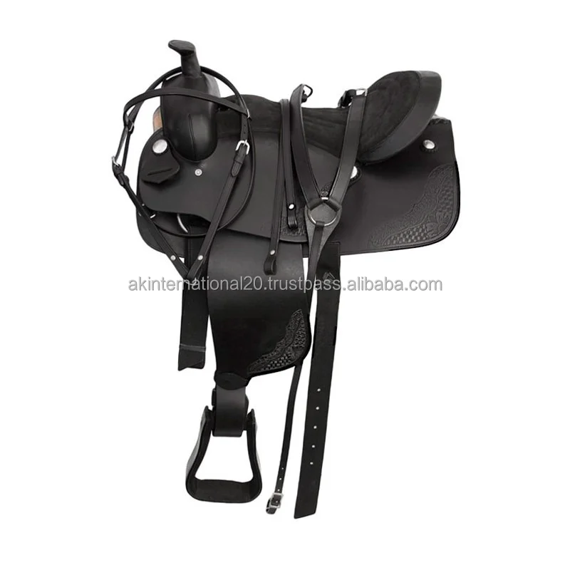 High Quality Western Leather Horse show saddle beautiful fitting Western Horse Saddle Racing Riding Horse Saddle