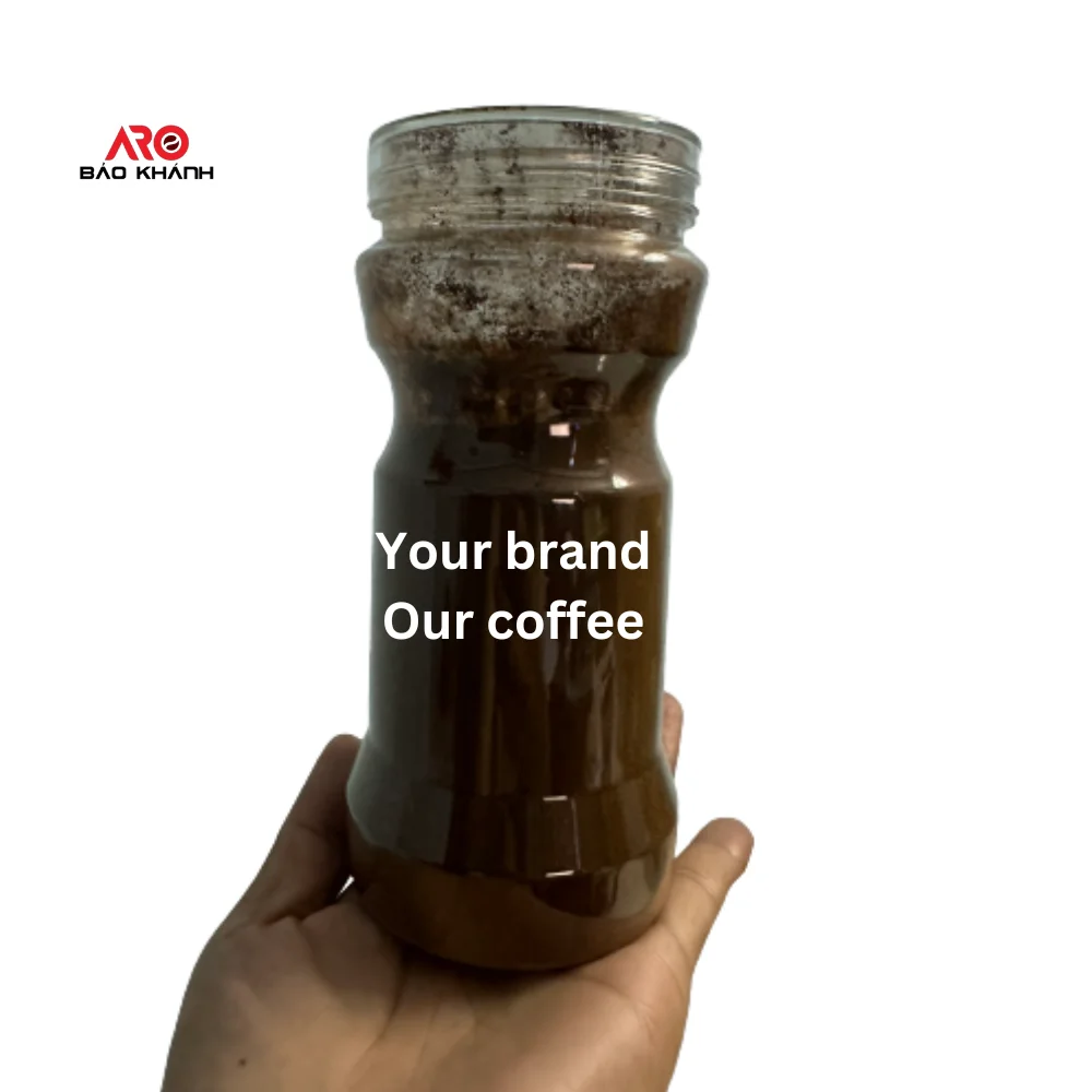 Free sample VIETNAM factory Instant Coffee Spray drying wholesale price Accept OEM High caffeine Bulk coffee Ready to export