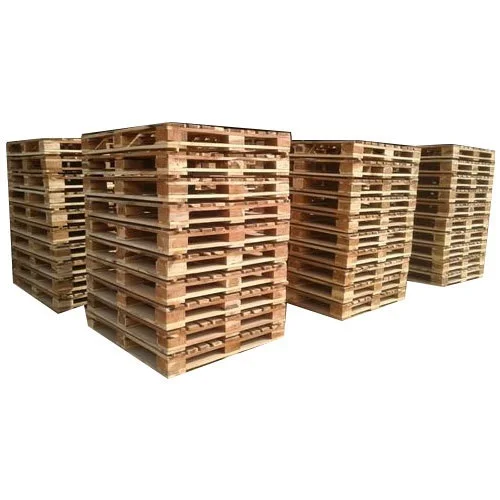 WOOD PALLET logistic transport pallet cheap solid wood heat treatment fumigating pallet EURO standard 4-way CP3