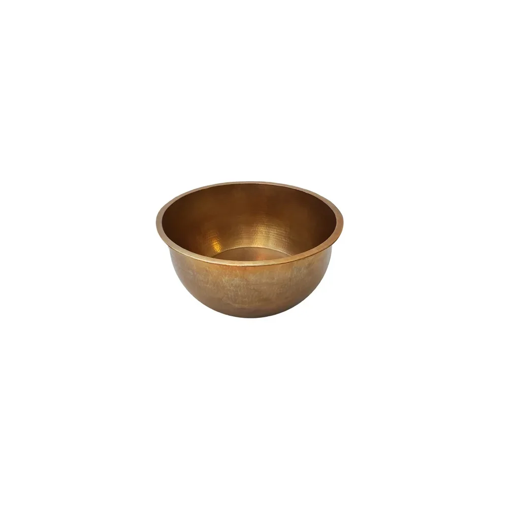 Creative Low MOQ Handmade Sedona Copper Pedicure Bowl Designer Pedicure Hammered Round Bowls Pedicure bowl factory direct sale