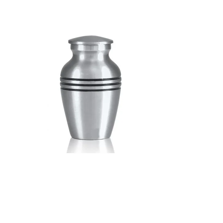 Handcrafted Design Best Selling Aluminium Cremation Urn Human Ashes Adult urn Engraving Funeral Urn Handcrafted with Elegant Fin