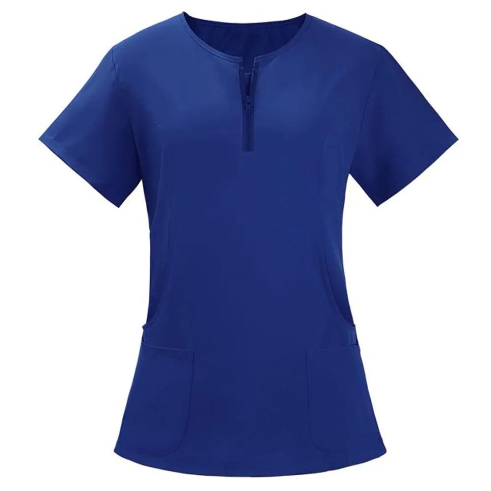 Wholesale Medical Nursing Hospital Uniform Black Elastic Sets Stretch Uniform Made by Pakistan